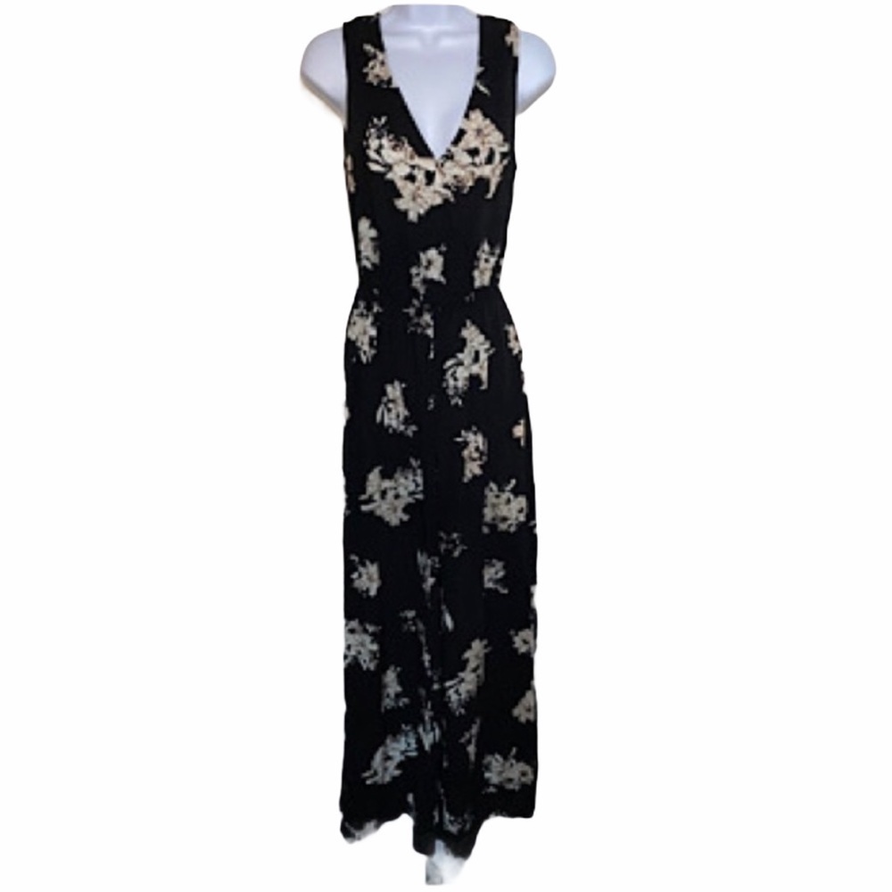 BB Dakota Floral Tank Jumpsuit SZ S